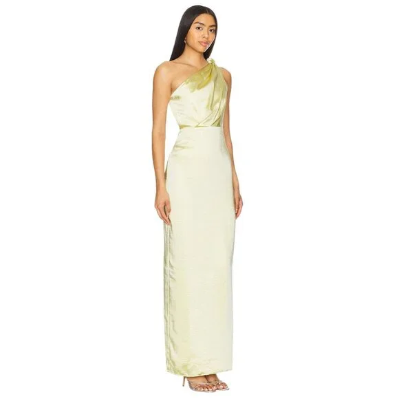 Lovers and Friends Bella Gown in Baby Yellow Small New Womens Maxi Dress - Picture 3 of 10